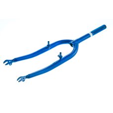 Купить Вилка велосипедная жесткая   (c креплением V-brake, 22)   (синяя)   DS   mod B в Интернет-Магазине LIMOTO