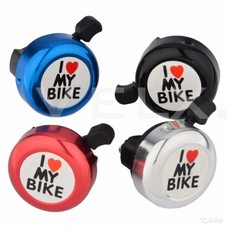 Купить Звонок велосипедный   (I LOVE MI BIKE)   (цвет в ассортименте)   (mod:B278/4A)   YKX   (mod.A) в Интернет-Магазине LIMOTO